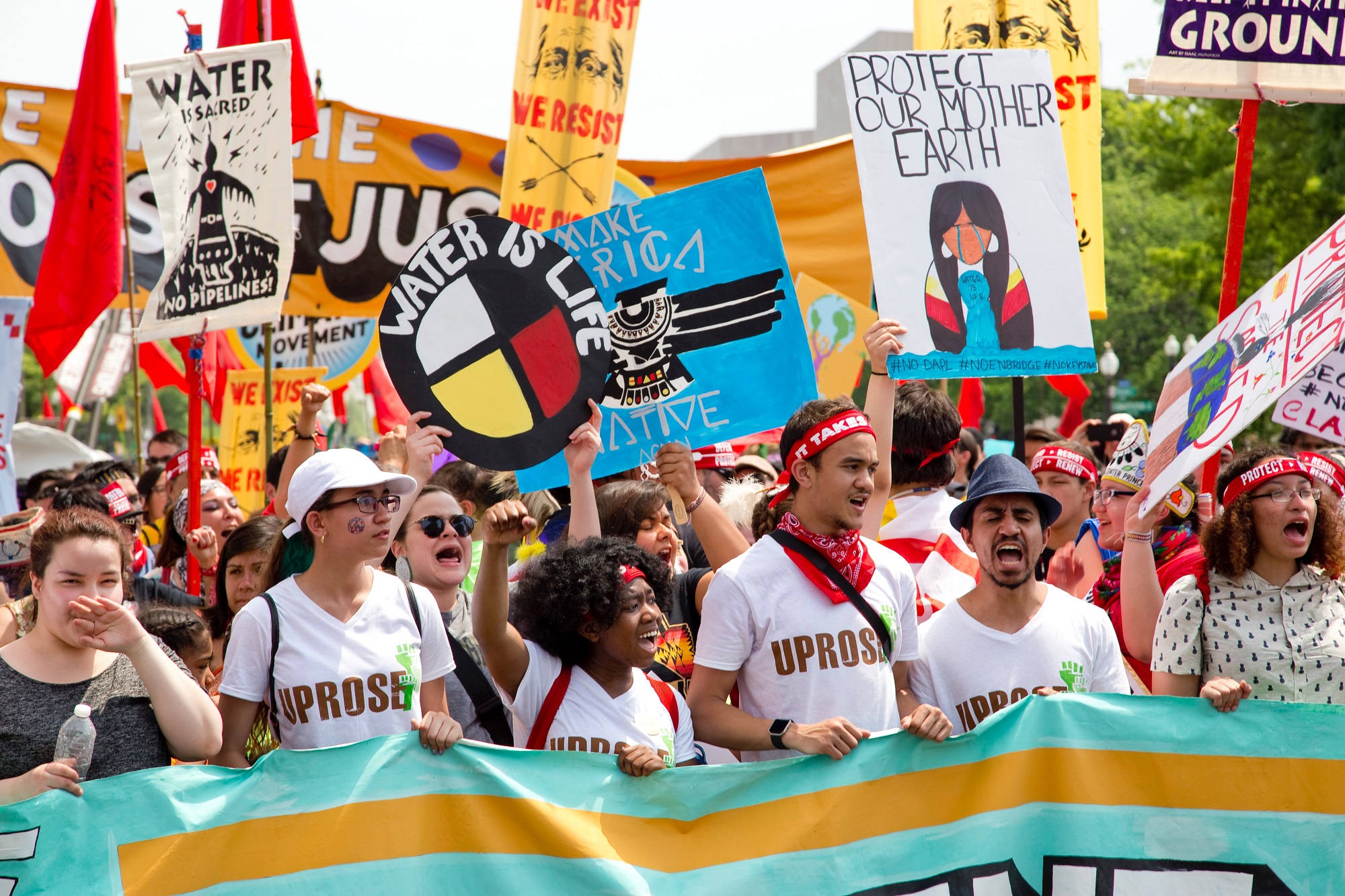 US climate change march