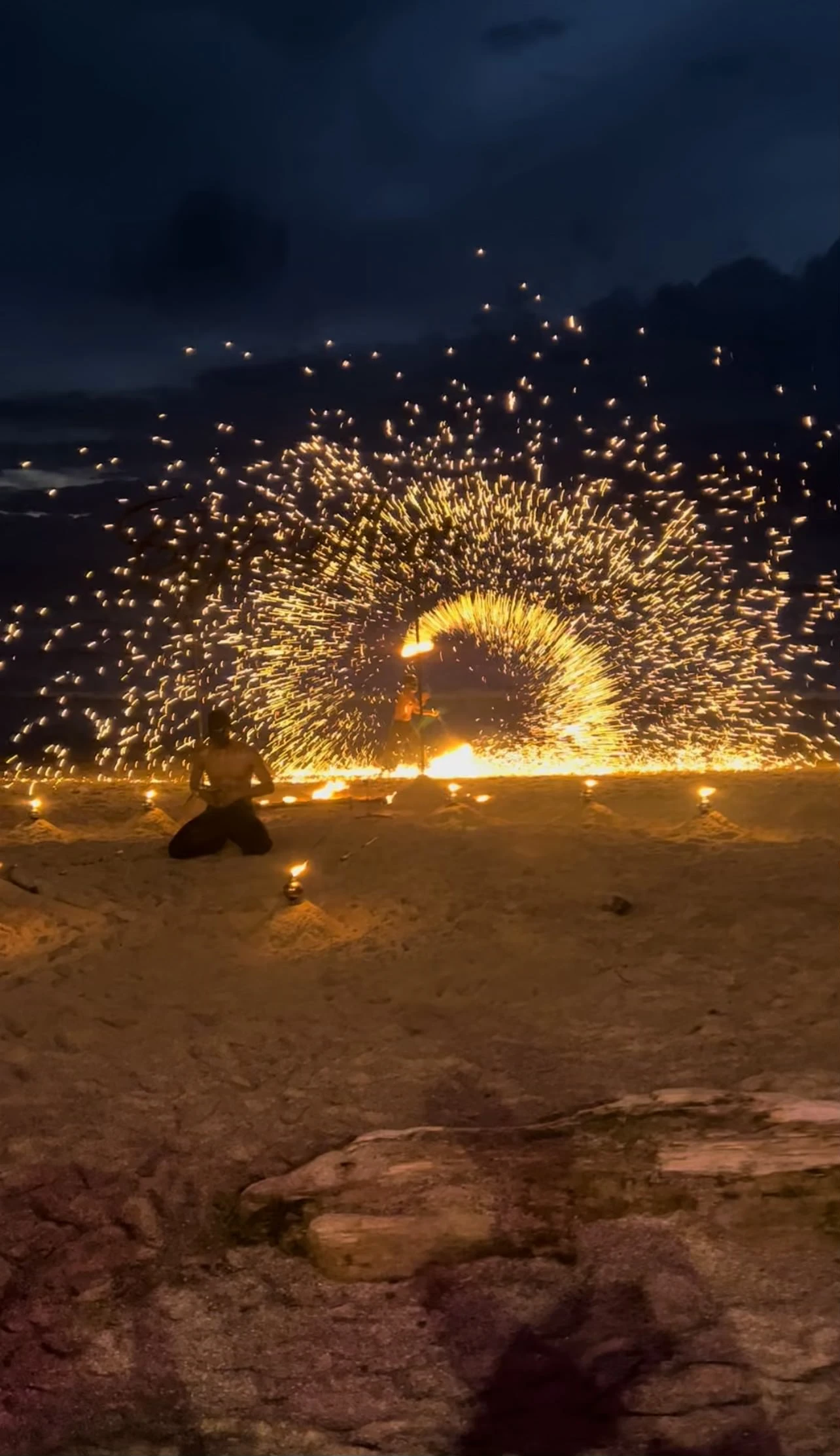 Fire performers