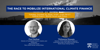 The Race to Mobilize International Climate Finance